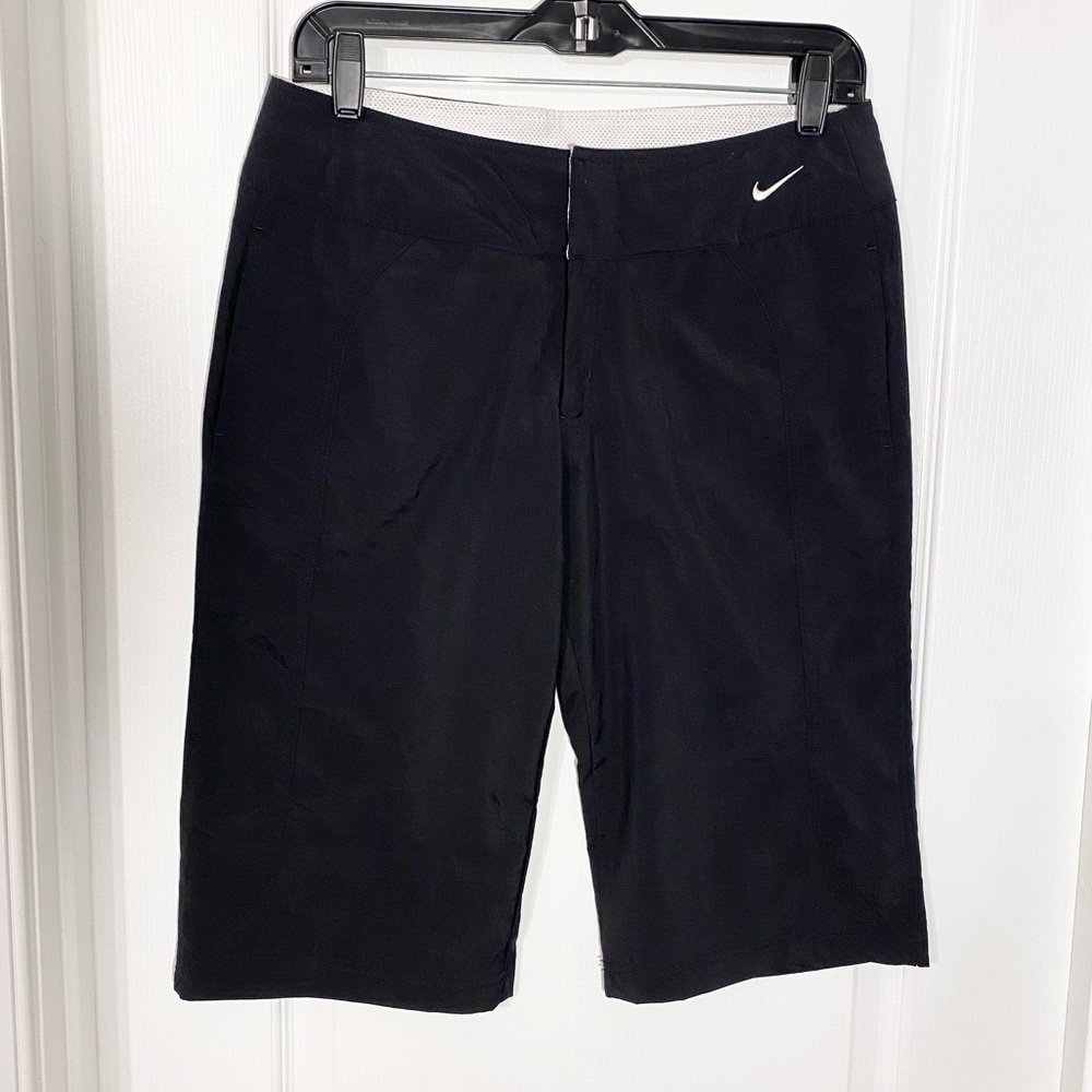 Nike 15” Bermuda Performance Shorts Pockets Black Size Small